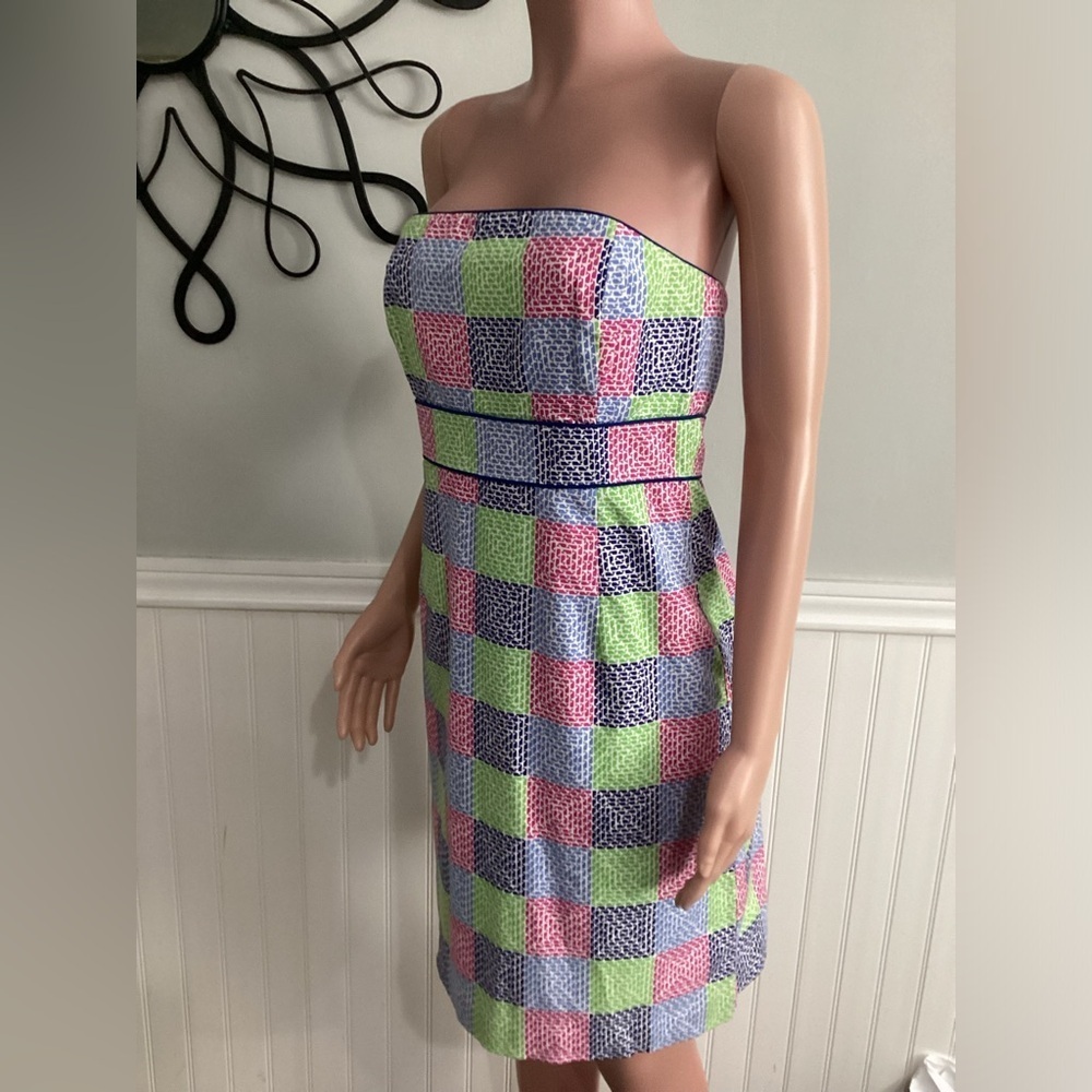 Vineyard Vines Nwot Whale Patchwork Print Aurora … - image 5